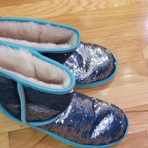 Ugg glitter boots